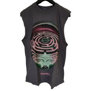 NEW Lady Gaga The Chromatica Ball tank top gray men's unisex size large